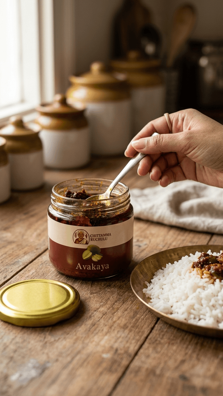Avakaya Pickle view 2
